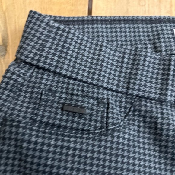 Nine West Jeans Houndstooth Leggings Gray Black Heidi Pull-On Skinny 10‎ - Picture 4 of 6